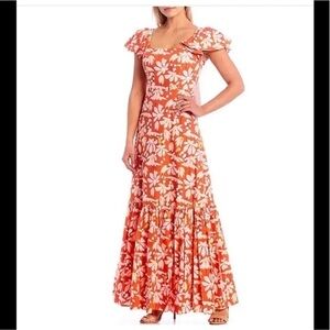 Sachin & Babi Flutter Sleeve Darcy Gown- worn once
